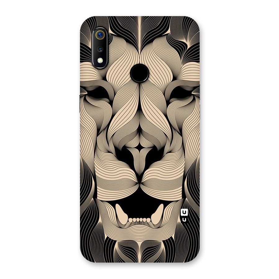 Lion Shape Design Back Case for Realme 3