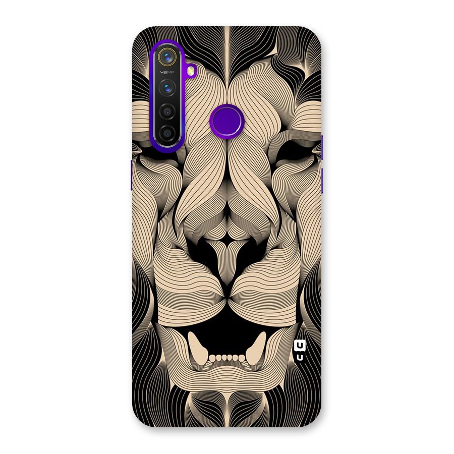 Lion Shape Design Back Case for Realme 5 Pro