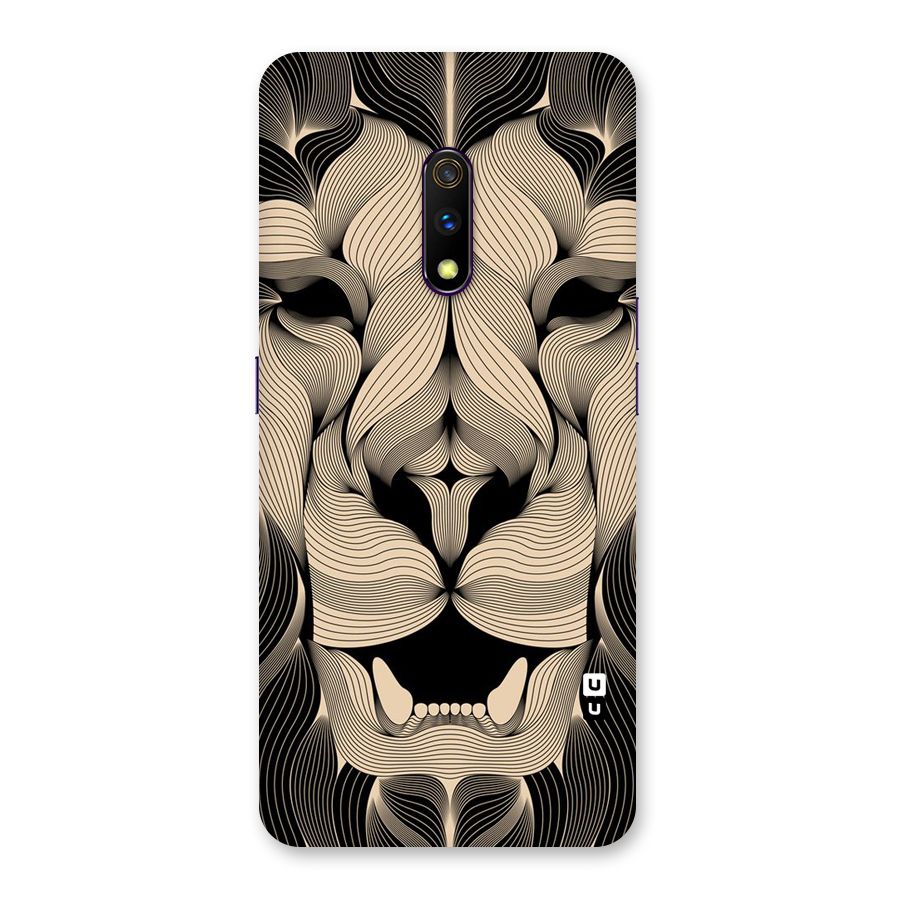 Lion Shape Design Back Case for Realme X