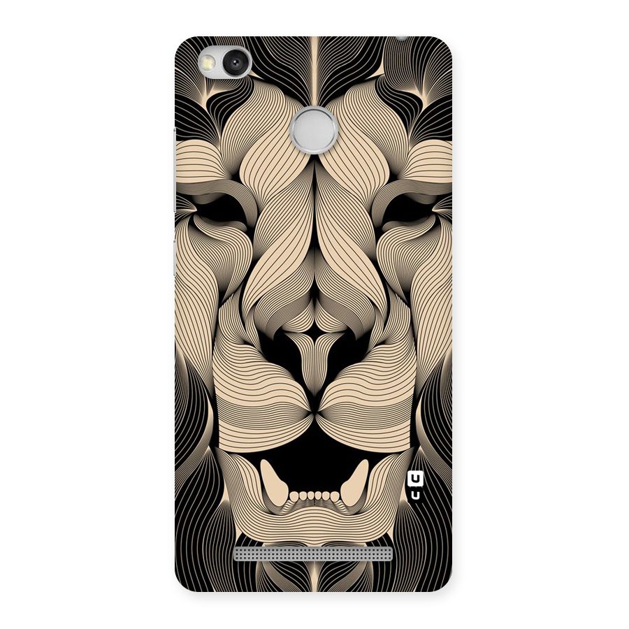 Lion Shape Design Back Case for Redmi 3S Prime