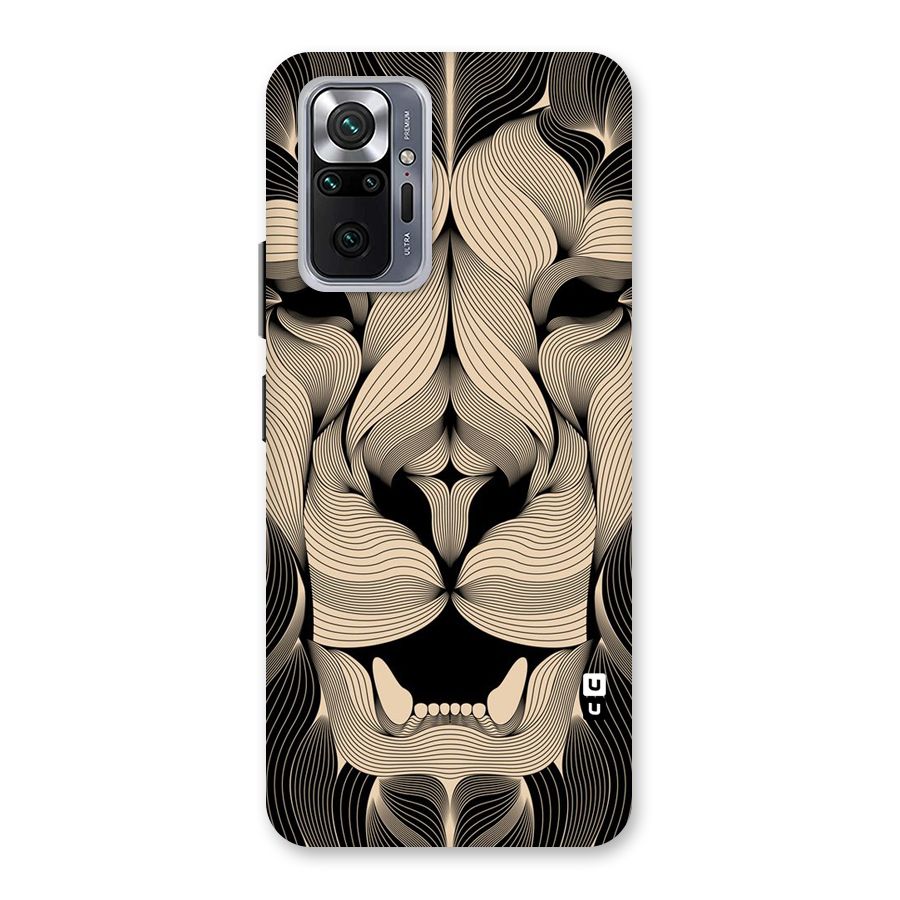Lion Shape Design Back Case for Redmi Note 10 Pro