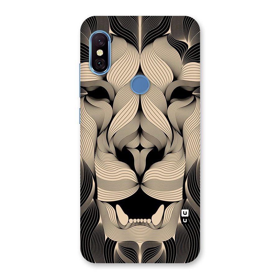 Lion Shape Design Back Case for Redmi Note 6 Pro