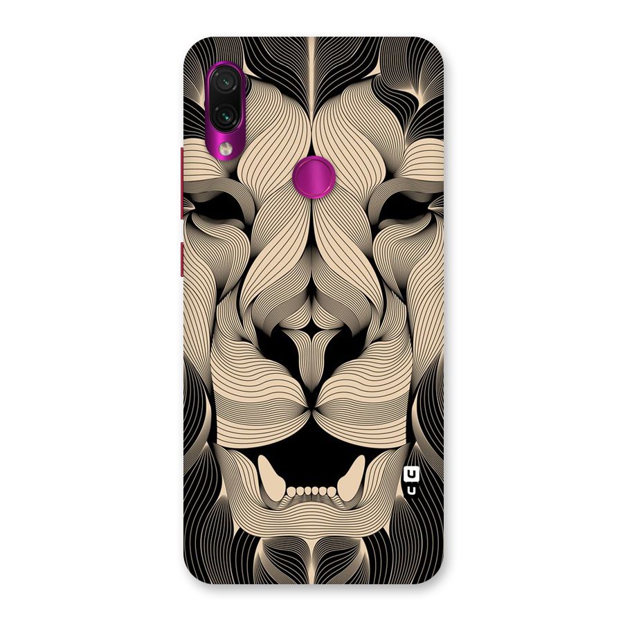 Lion Shape Design Back Case for Redmi Note 7 Pro