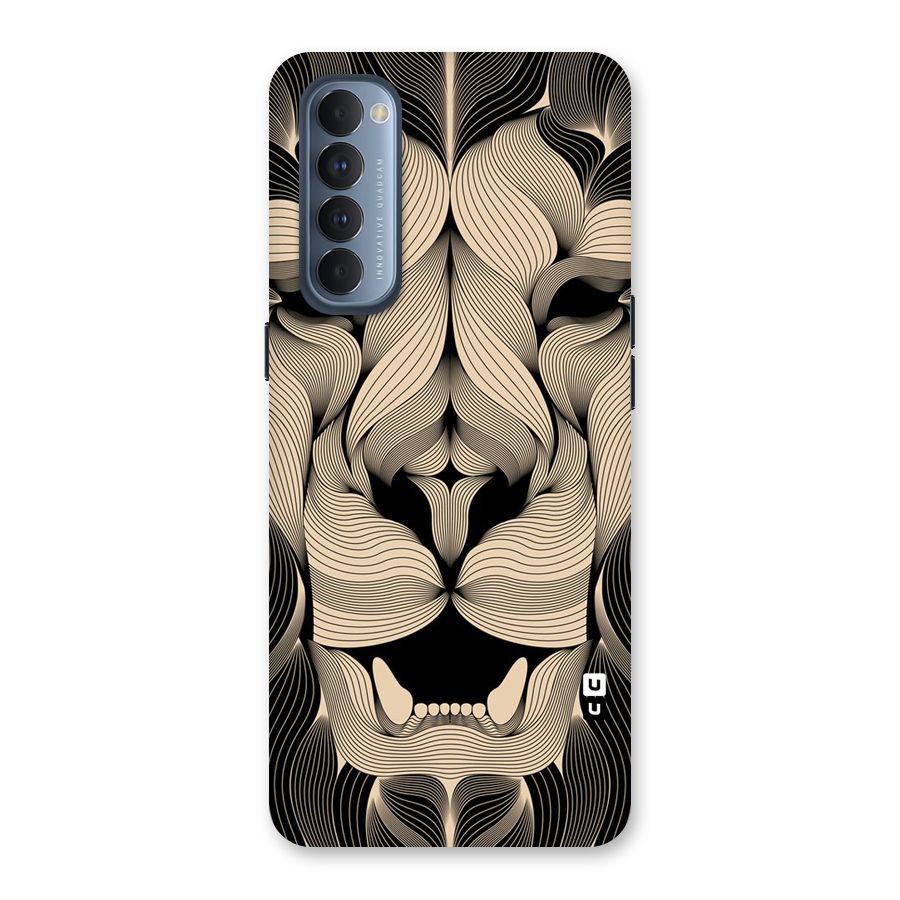 Lion Shape Design Back Case for Reno4 Pro