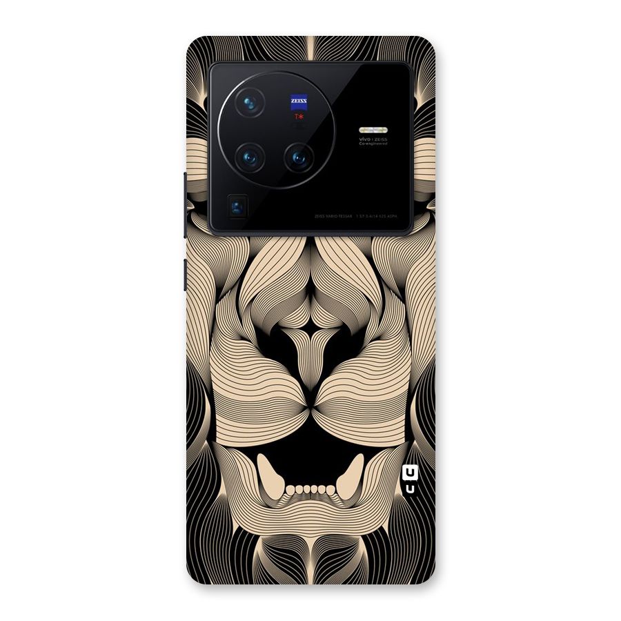 Lion Shape Design Back Case for Vivo X80 Pro