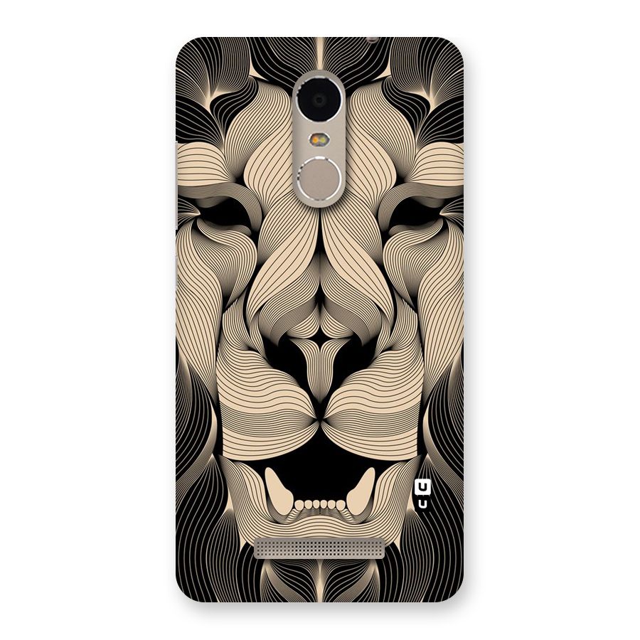 Lion Shape Design Back Case for Xiaomi Redmi Note 3