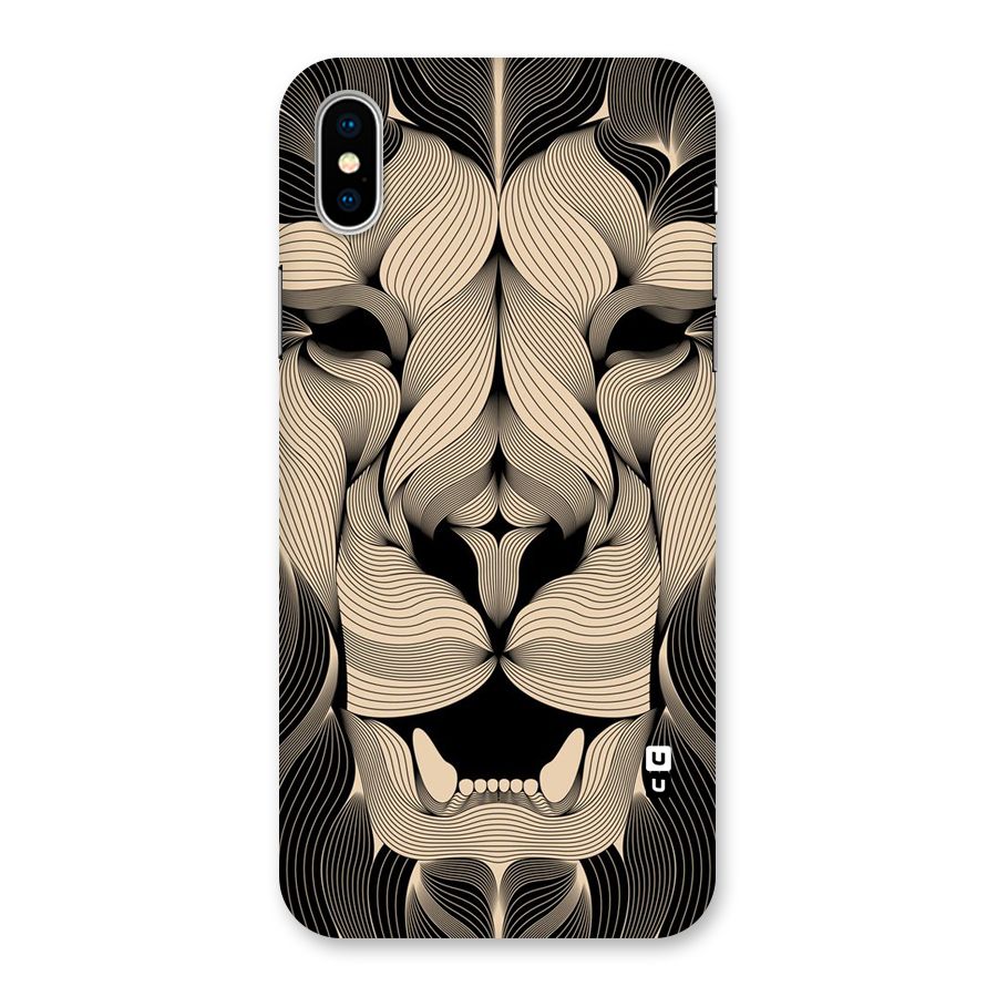 Lion Shape Design Back Case for iPhone XS