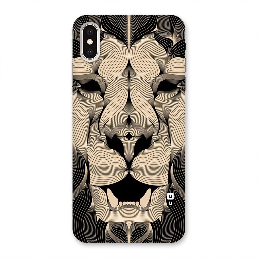 Lion Shape Design Back Case for iPhone XS Max