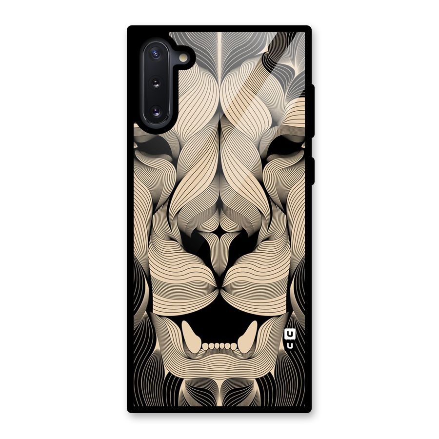 Lion Shape Design Glass Back Case for Galaxy Note 10