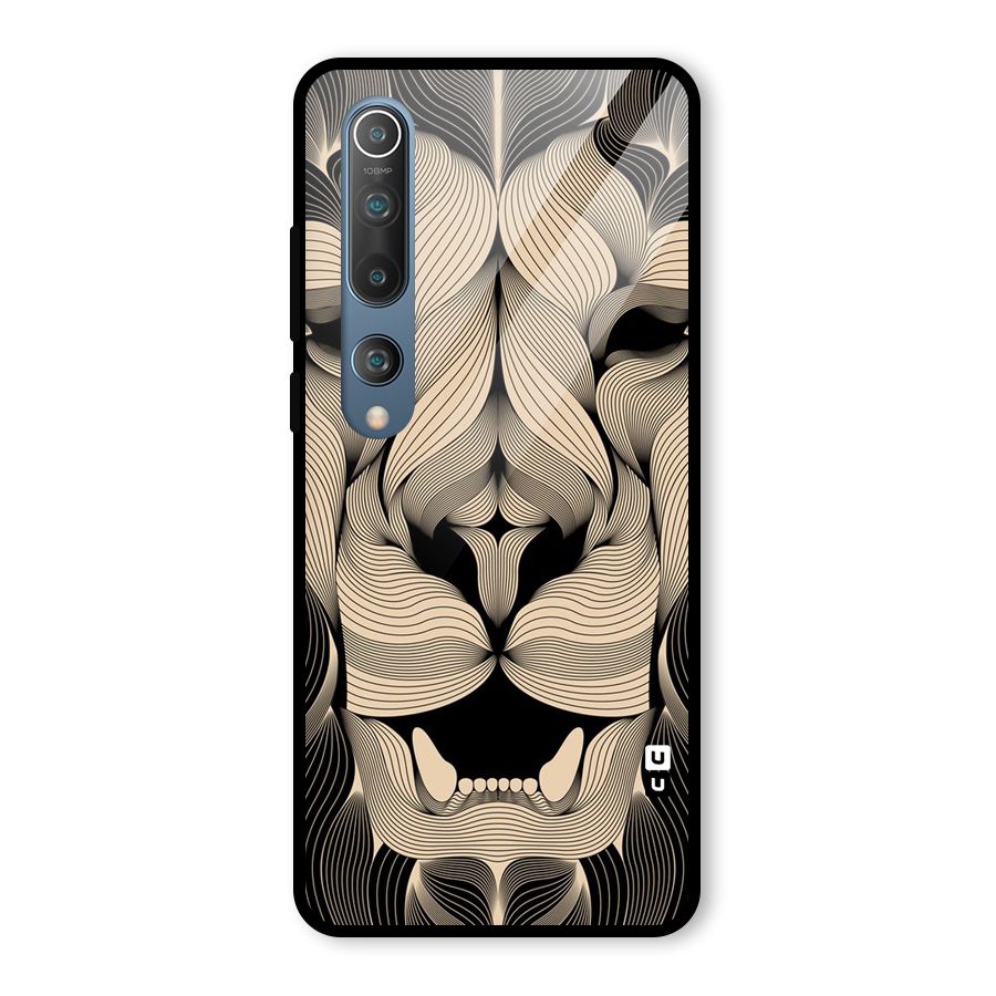 Lion Shape Design Glass Back Case for Mi 10