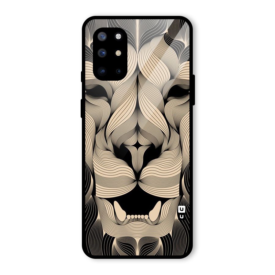 Lion Shape Design Glass Back Case for OnePlus 8T