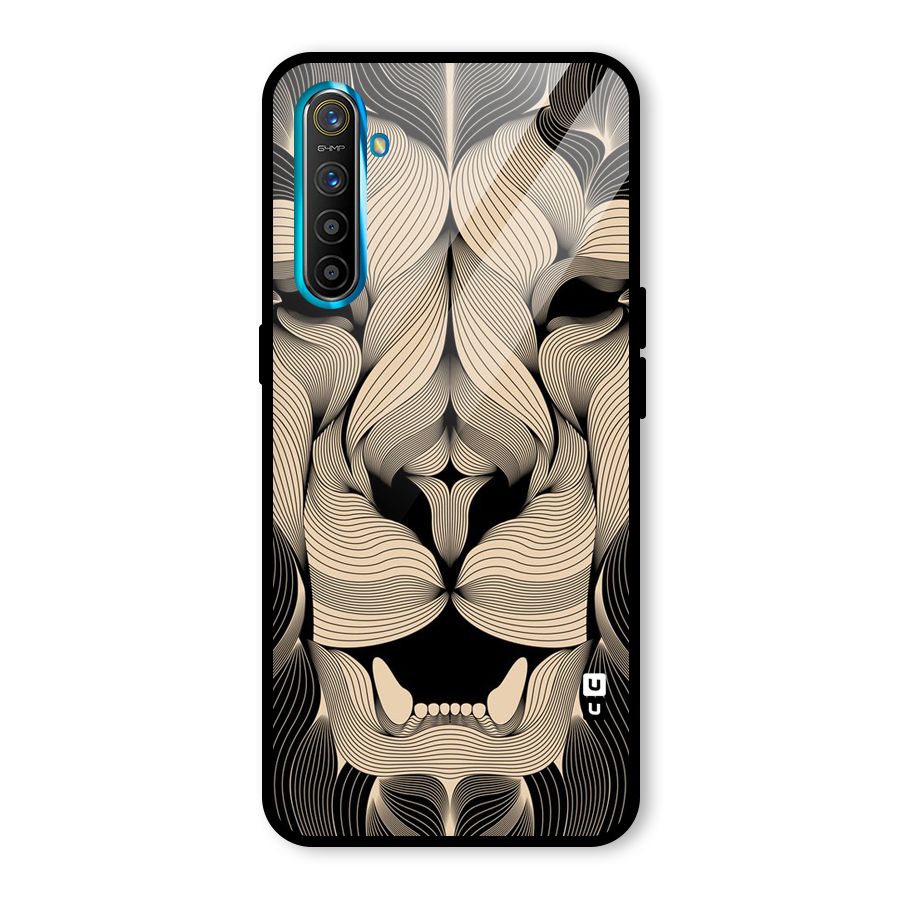 Lion Shape Design Glass Back Case for Realme X2