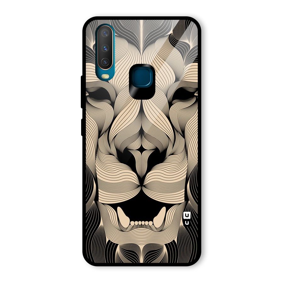 Lion Shape Design Glass Back Case for Vivo U10