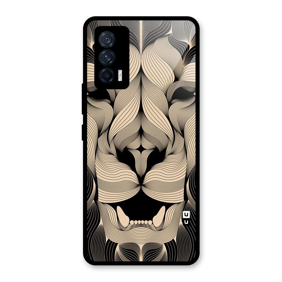 Lion Shape Design Glass Back Case for Vivo iQOO 7 5G