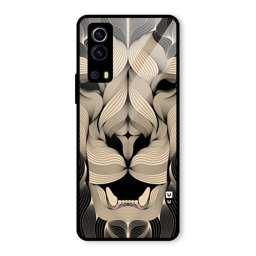 Lion Shape Design Glass Back Case for Vivo iQOO Z3
