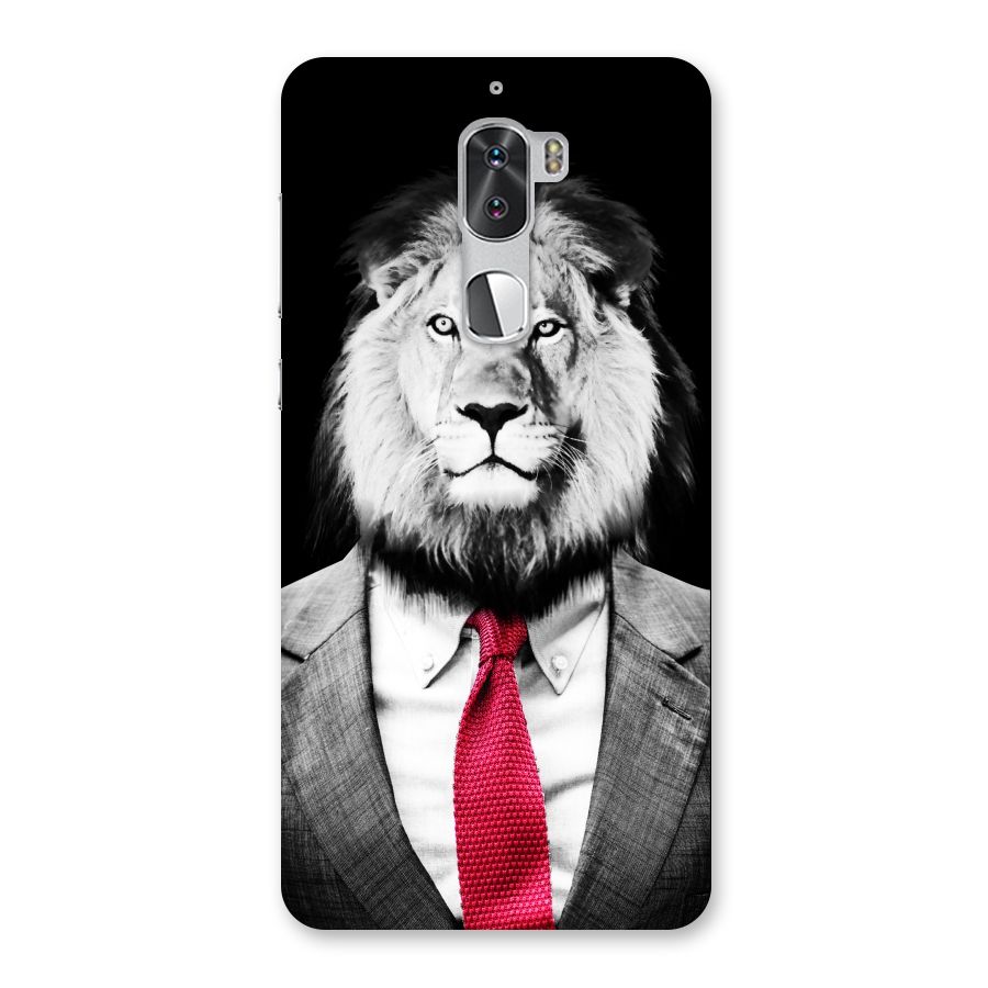 Lion with Red Tie Back Case for Coolpad Cool 1