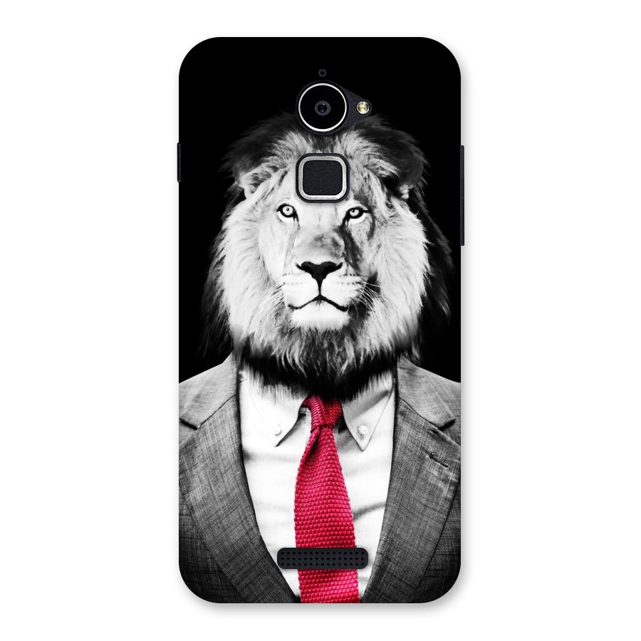 Lion with Red Tie Back Case for Coolpad Note 3 Lite