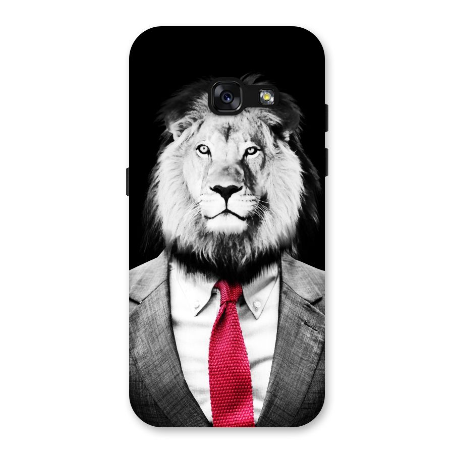 Lion with Red Tie Back Case for Galaxy A3 (2017)