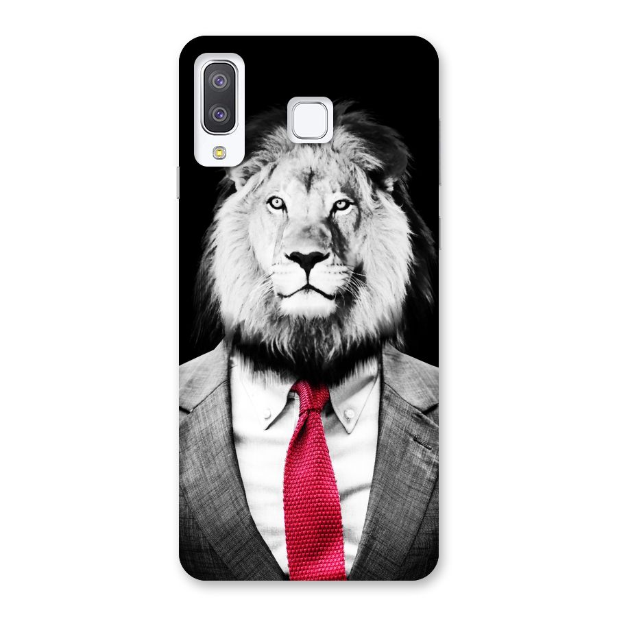 Lion with Red Tie Back Case for Galaxy A8 Star