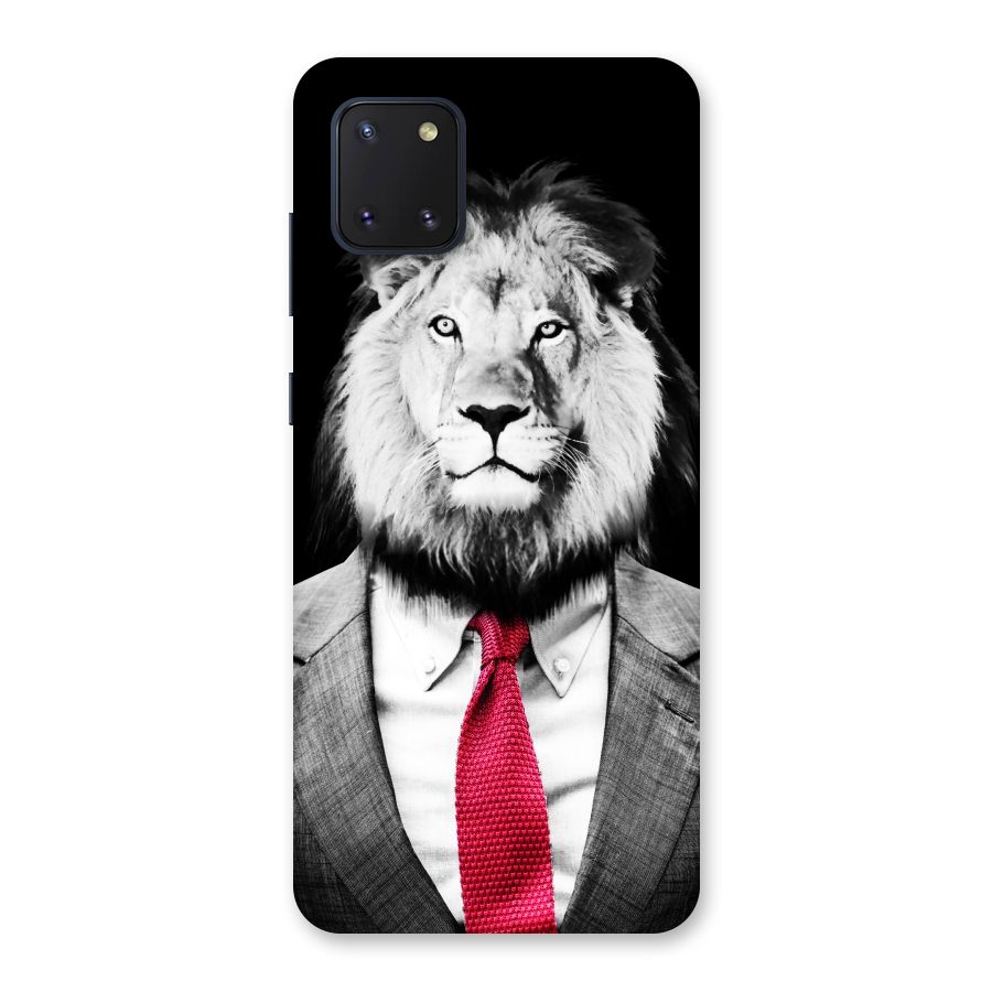 Lion with Red Tie Back Case for Galaxy Note 10 Lite