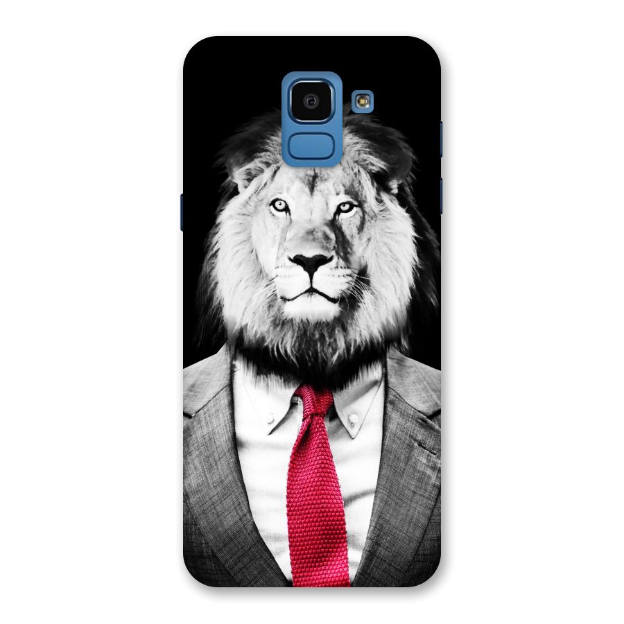 Lion with Red Tie Back Case for Galaxy On6