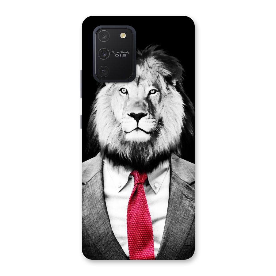Lion with Red Tie Back Case for Galaxy S10 Lite
