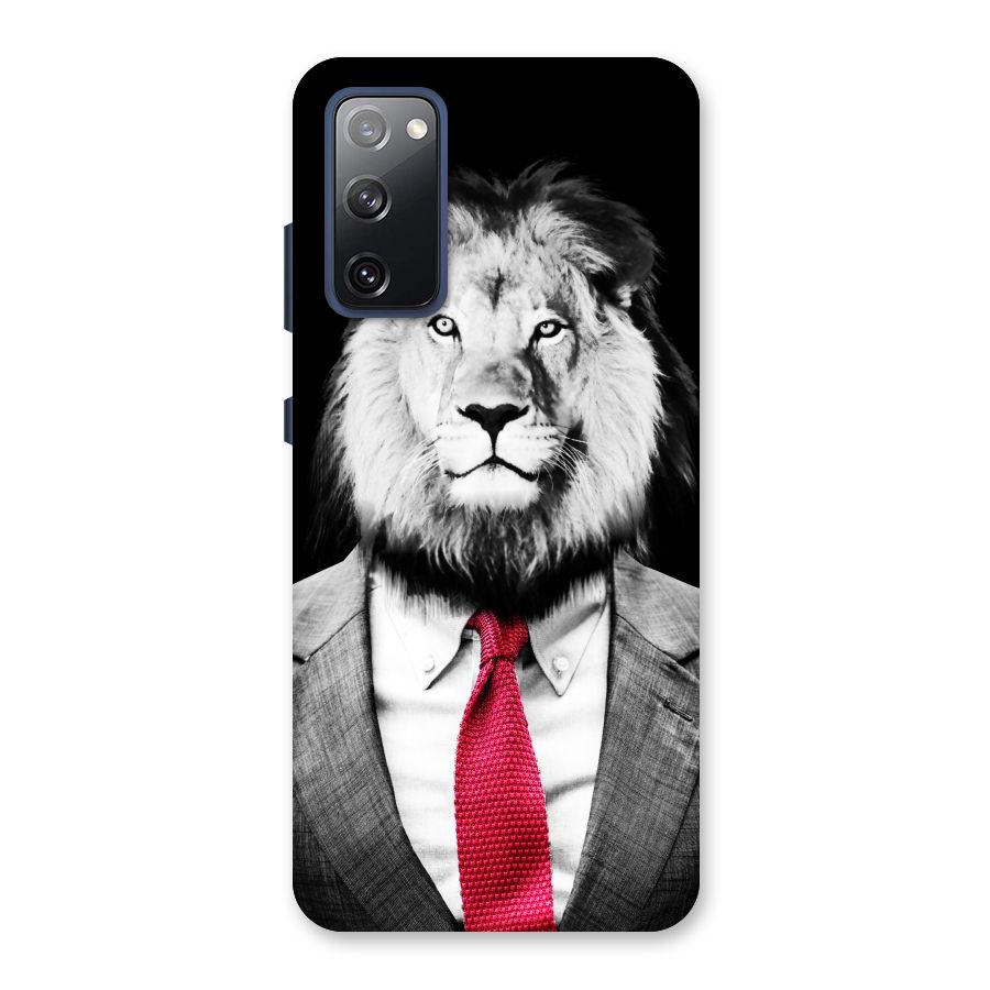 Lion with Red Tie Back Case for Galaxy S20 FE