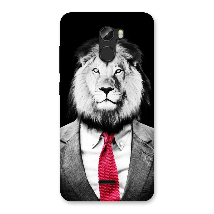 Lion with Red Tie Back Case for Gionee X1