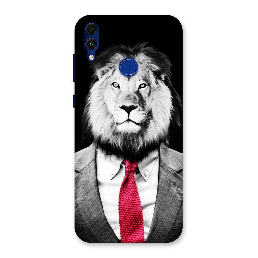 Lion with Red Tie Back Case for Honor 8C