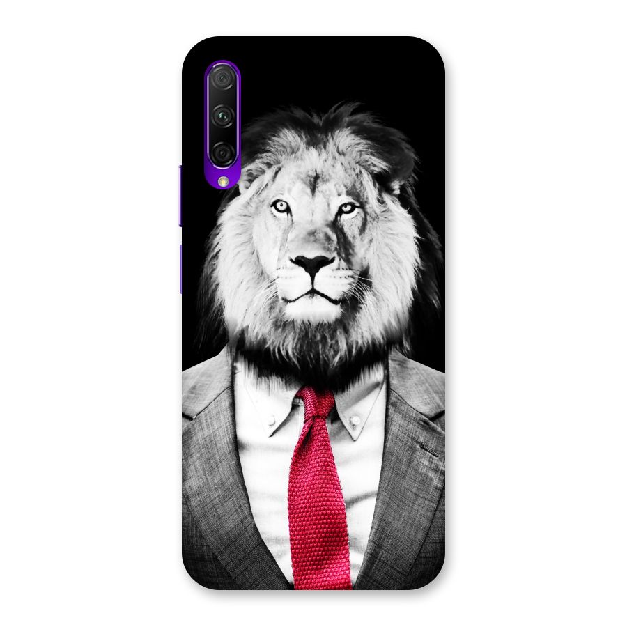 Lion with Red Tie Back Case for Honor 9X Pro