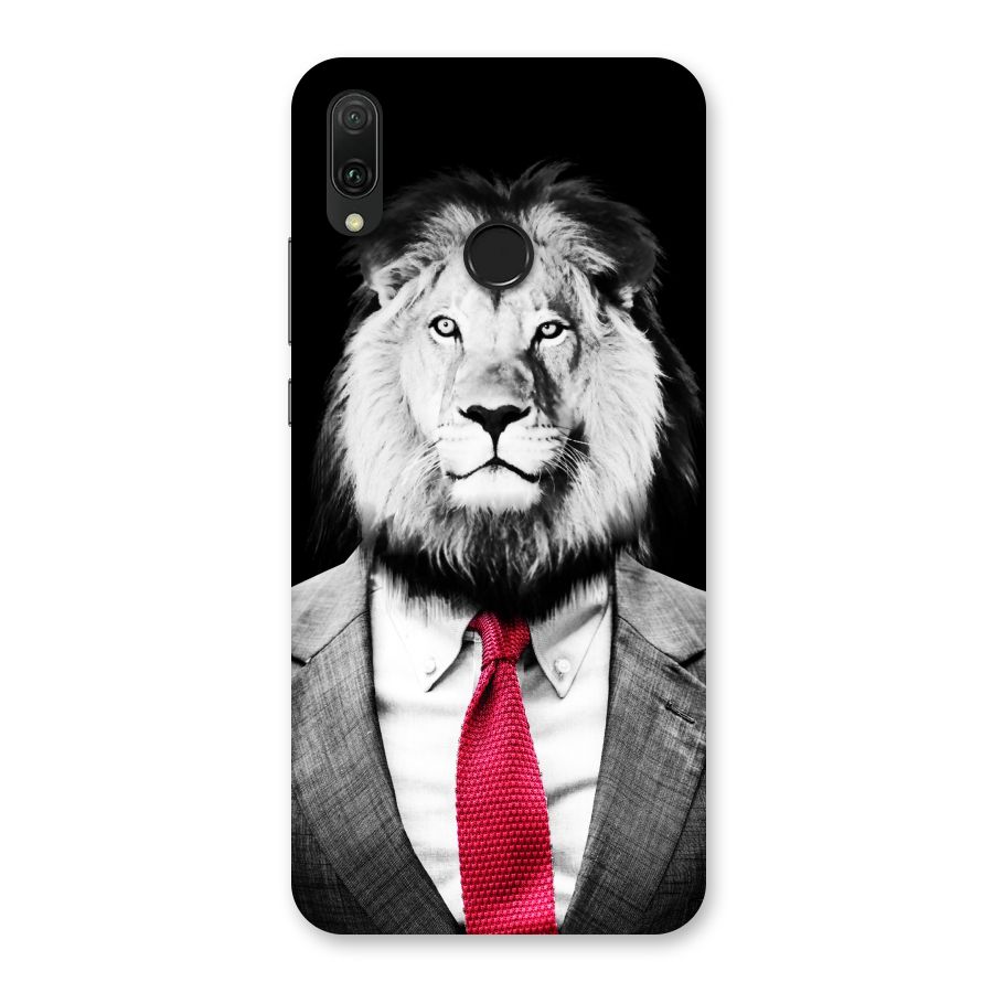 Lion with Red Tie Back Case for Huawei Y9 (2019)