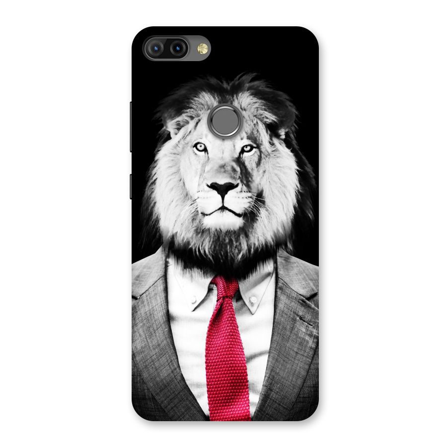 Lion with Red Tie Back Case for Infinix Hot 6 Pro