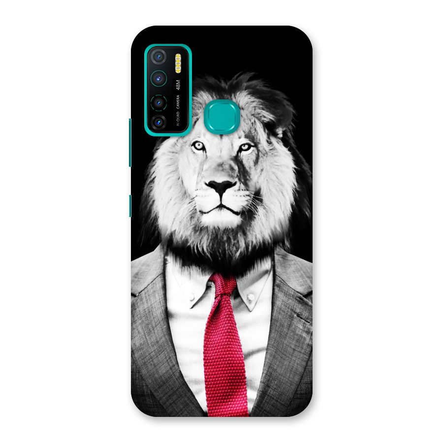 Lion with Red Tie Back Case for Infinix Hot 9 Pro