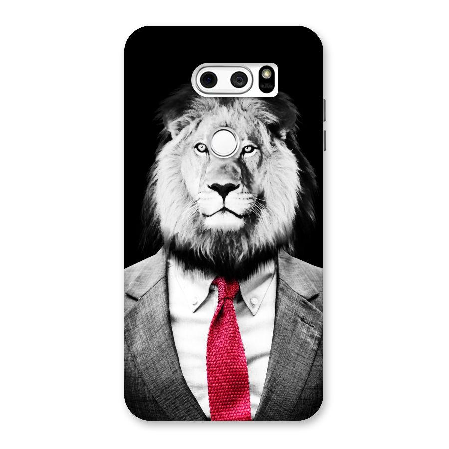 Lion with Red Tie Back Case for LG V30