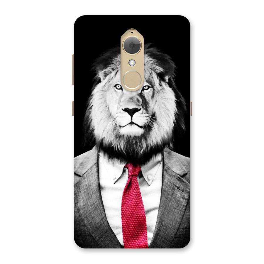 Lion with Red Tie Back Case for Lenovo K8