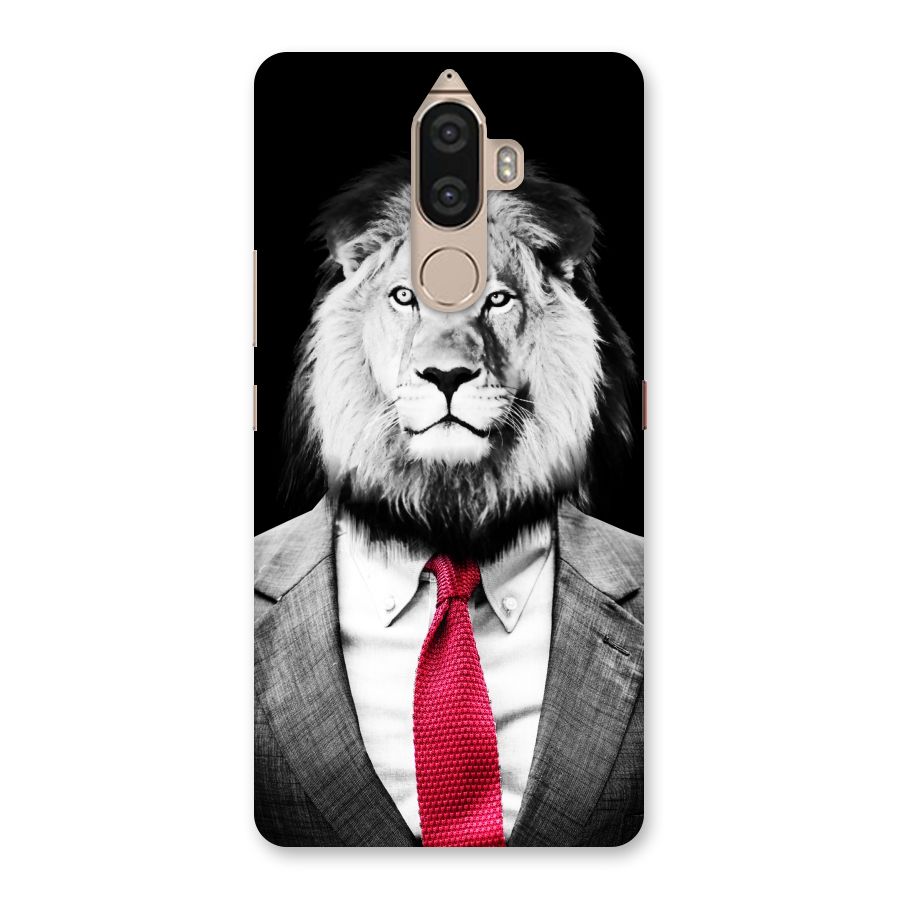 Lion with Red Tie Back Case for Lenovo K8 Note