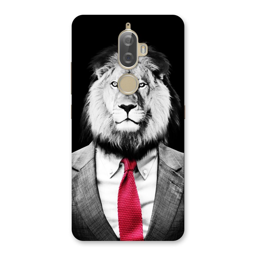Lion with Red Tie Back Case for Lenovo K8 Plus
