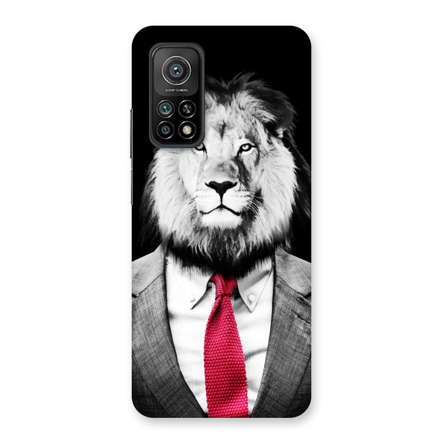 Lion with Red Tie Back Case for Mi 10T Pro 5G