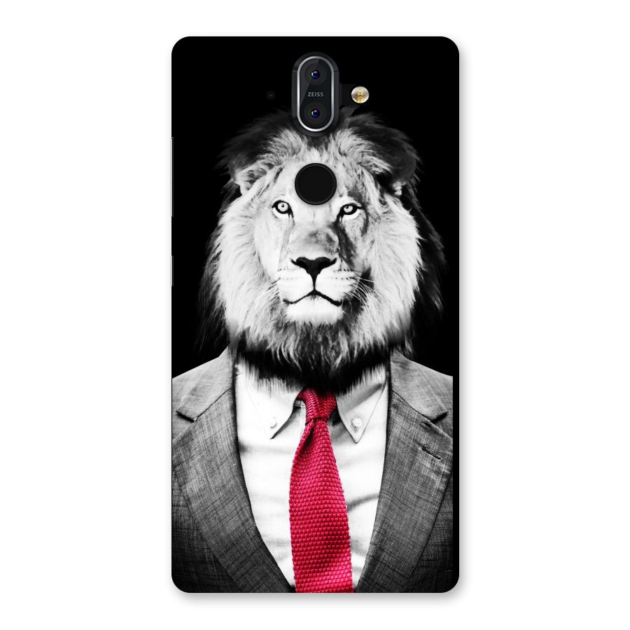Lion with Red Tie Back Case for Nokia 8 Sirocco
