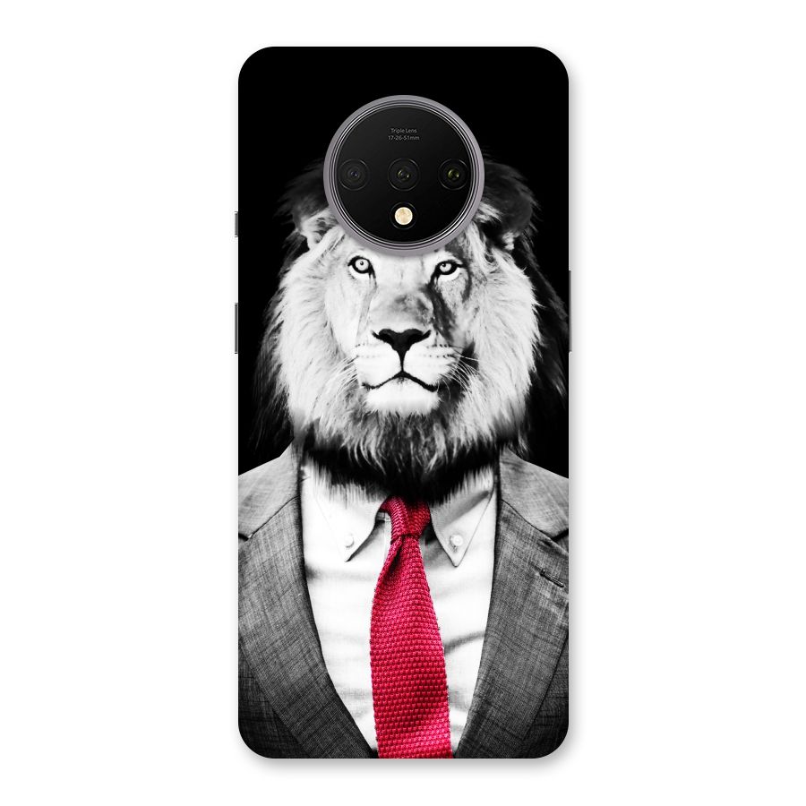 Lion with Red Tie Back Case for OnePlus 7T