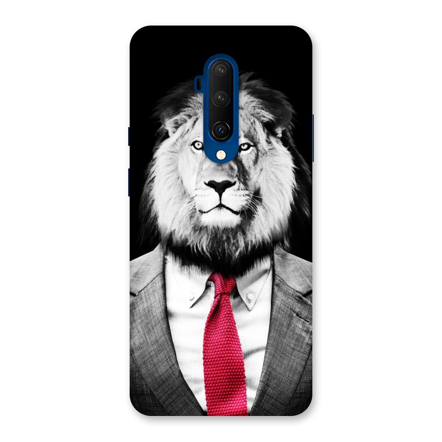 Lion with Red Tie Back Case for OnePlus 7T Pro