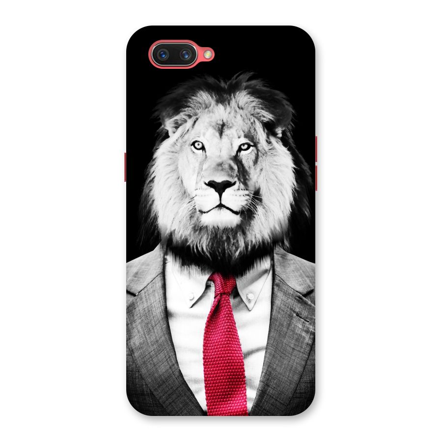 Lion with Red Tie Back Case for Oppo A3s