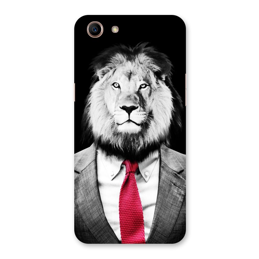 Lion with Red Tie Back Case for Oppo A83 (2018)