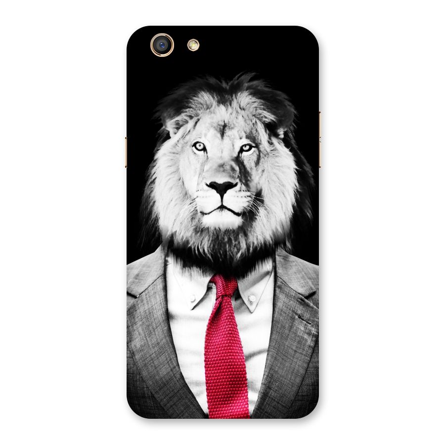 Lion with Red Tie Back Case for Oppo F3