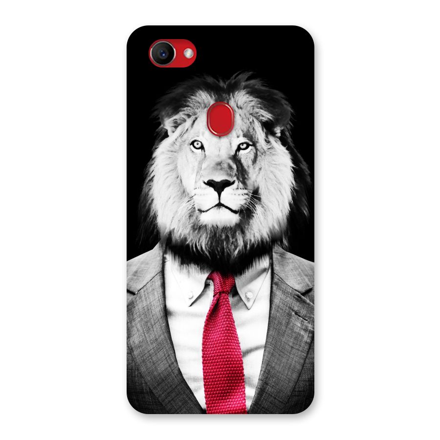 Lion with Red Tie Back Case for Oppo F7