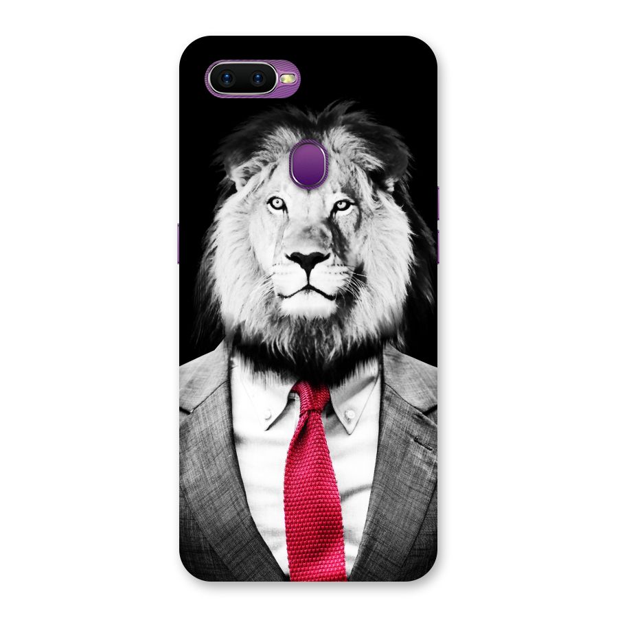 Lion with Red Tie Back Case for Oppo F9