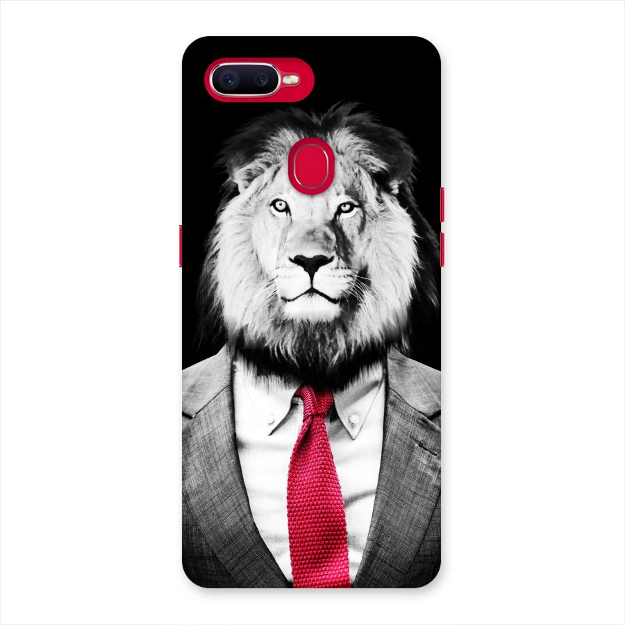 Lion with Red Tie Back Case for Oppo F9 Pro