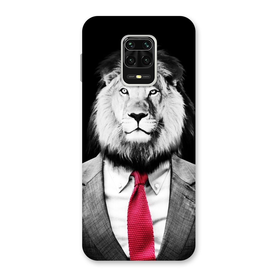 Lion with Red Tie Back Case for Poco M2 Pro