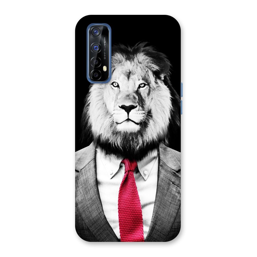 Lion with Red Tie Back Case for Realme 7