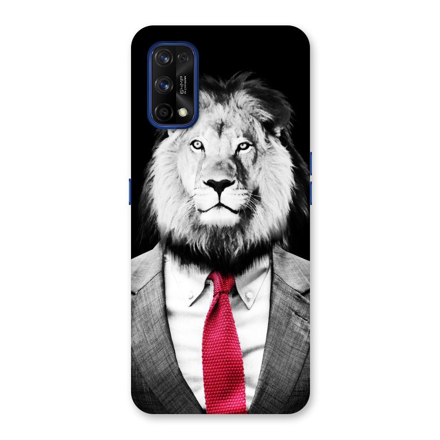 Lion with Red Tie Back Case for Realme 7 Pro